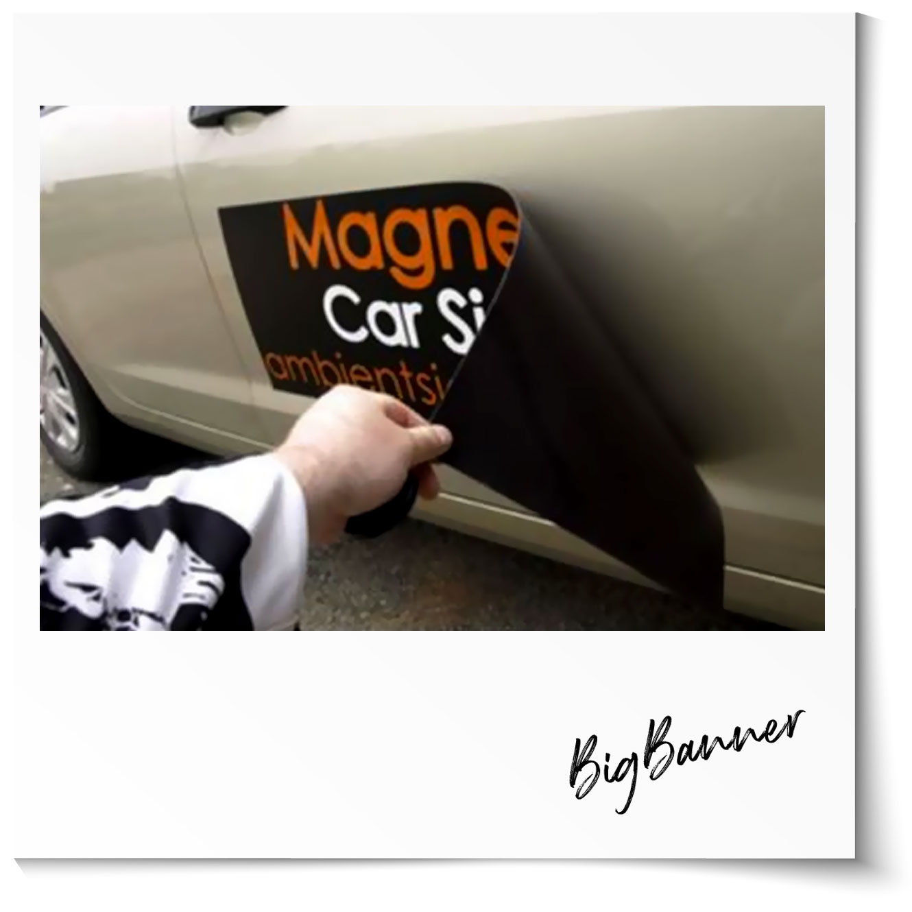 A2 Size Car Magnetic Sticker/full color print/Magnet Sticker