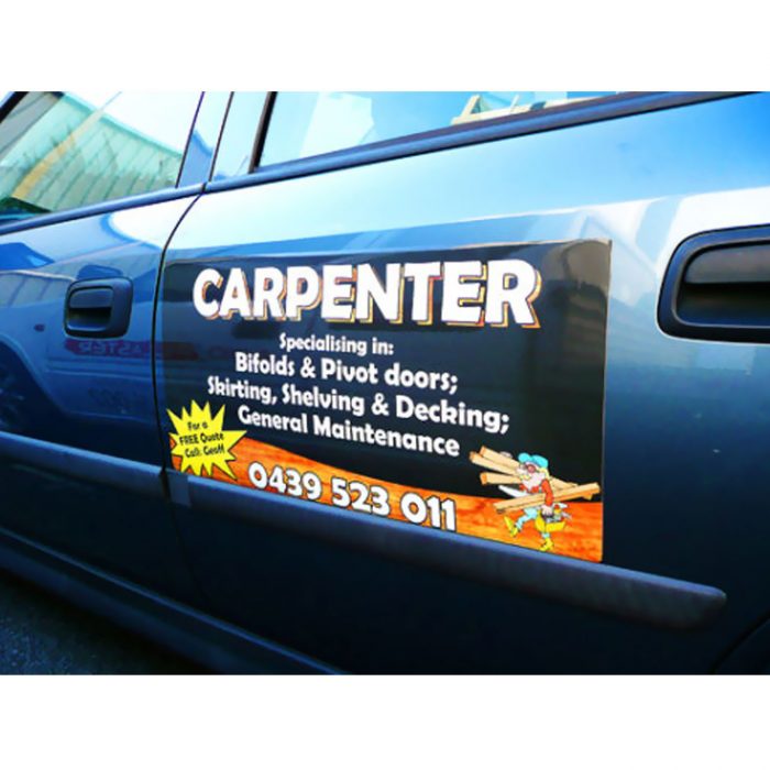 A2 Size Car Sticker (Set of 2) Big Banner Australia
