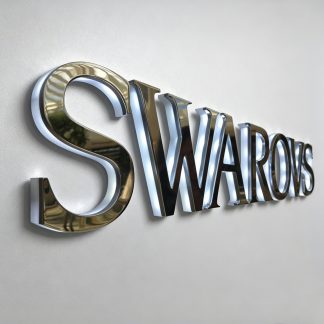 Metal Fabricated Letters With Halo-Back Lit 2