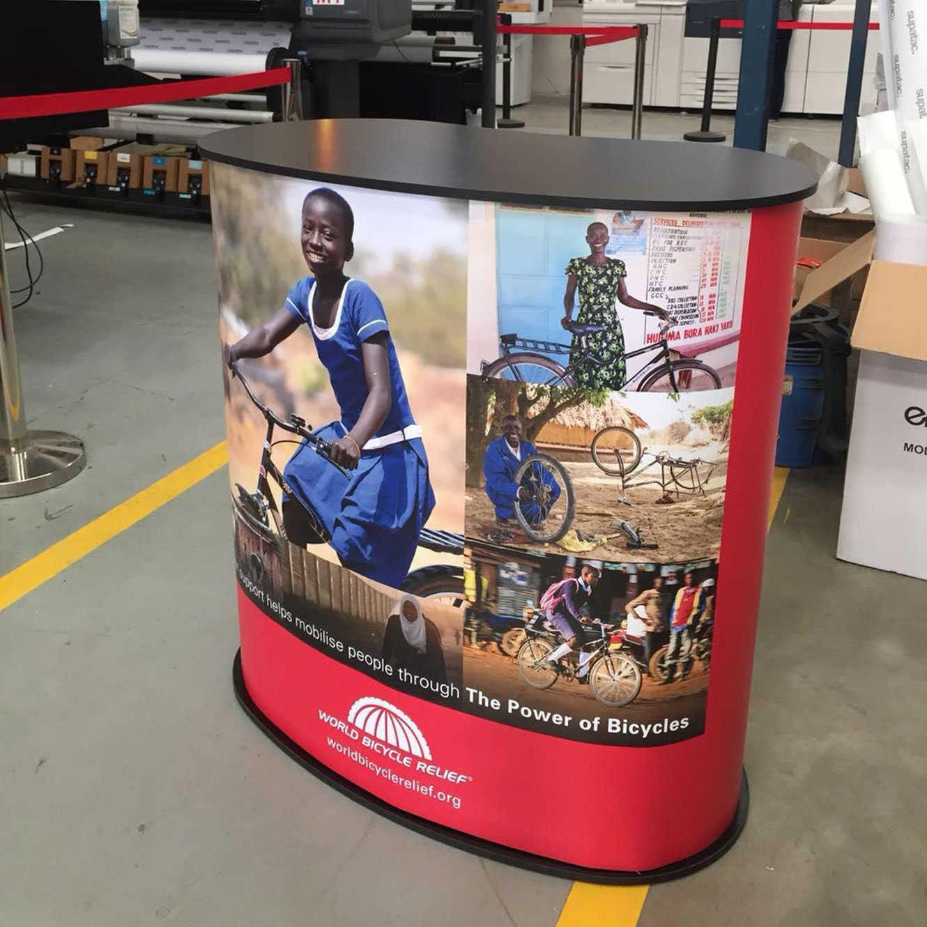 Easy Set Up Promotional Table with Printing Big Banner Australia