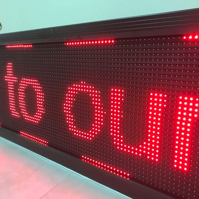 10mm PITCH Single Colour LED Sign - Big Banner Australia