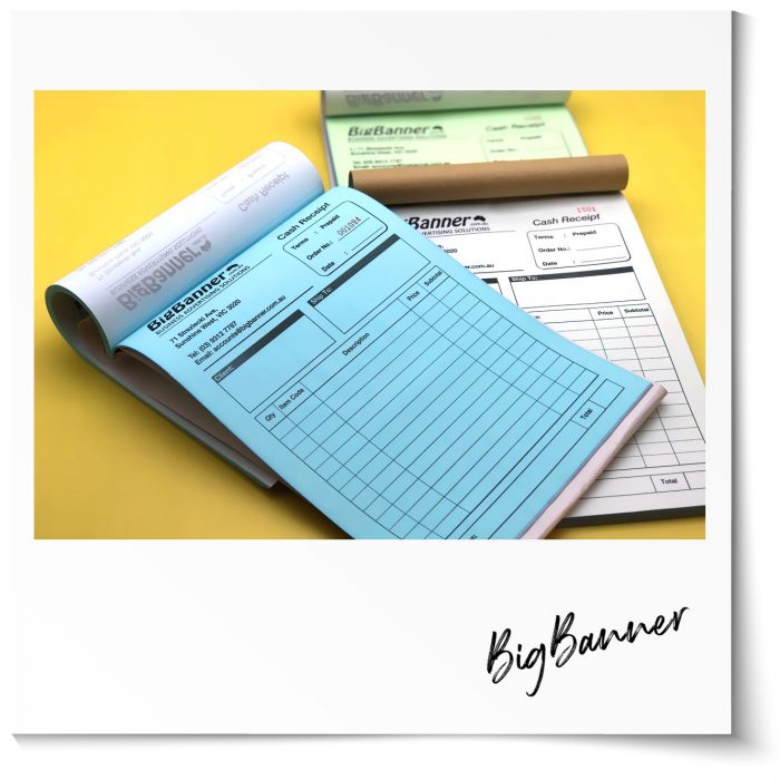 NCR Invoice Book/Quotation Book Big Banner Australia