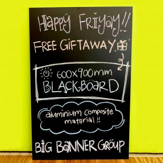 well decorated Chalk Writing Blackboard Panel showing a special event of a company