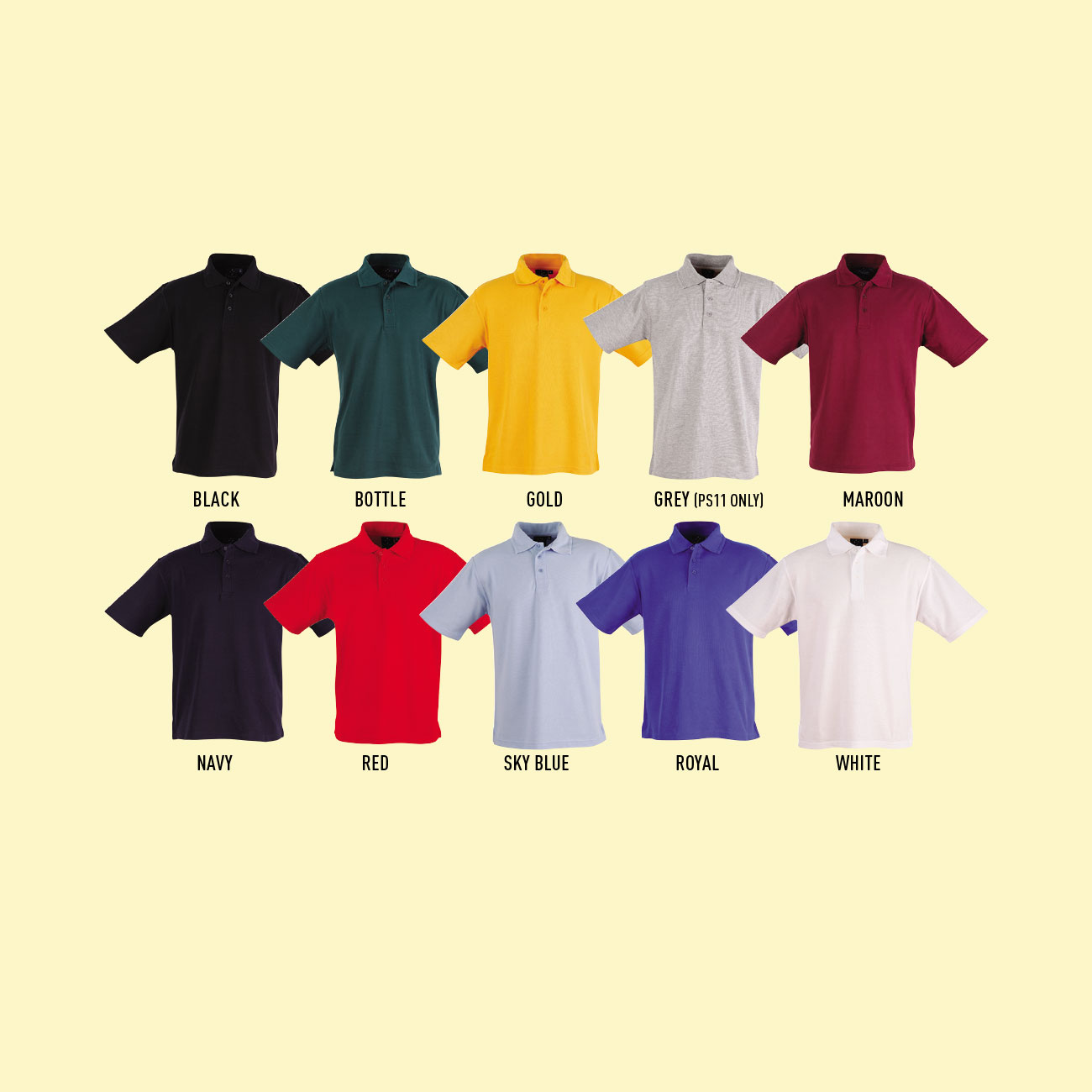 Traditional Poly/Cotton Pique Knit Short Sleeve Polo