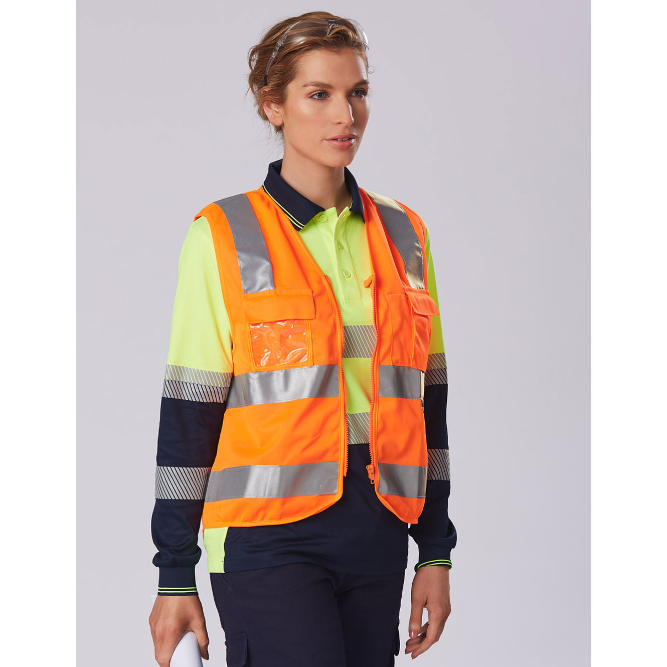 Hi vis vest 2025 with id pocket