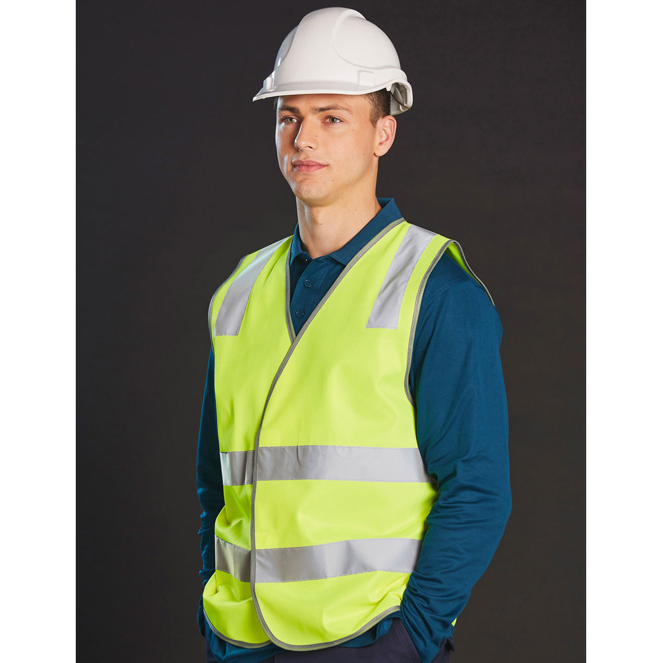 Safety Vest With Shoulder Tapes - Big Banner Australia