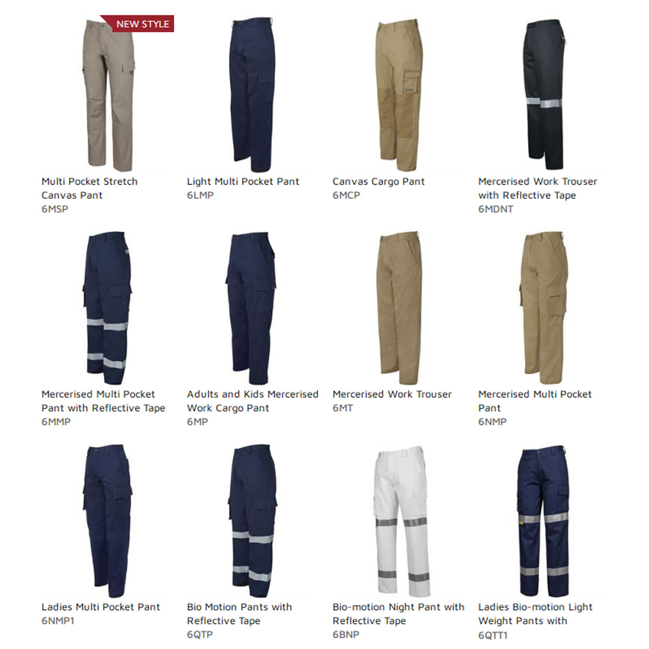 JB's Wear Light Multi Pocket Pant, Workwear Pants Australia